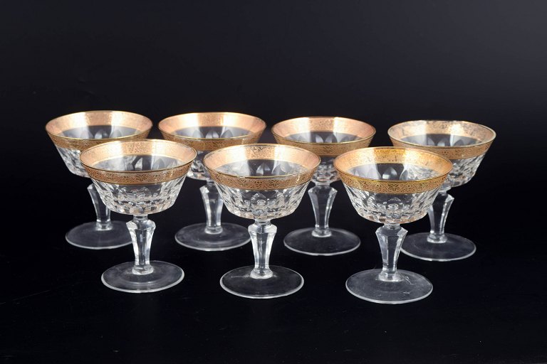 Artemisia, set of seven liquor glasses.