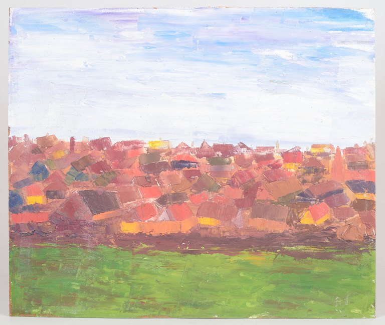 Asger Vendelbo, oliemaleri på plade, dansk billedkunstner.
