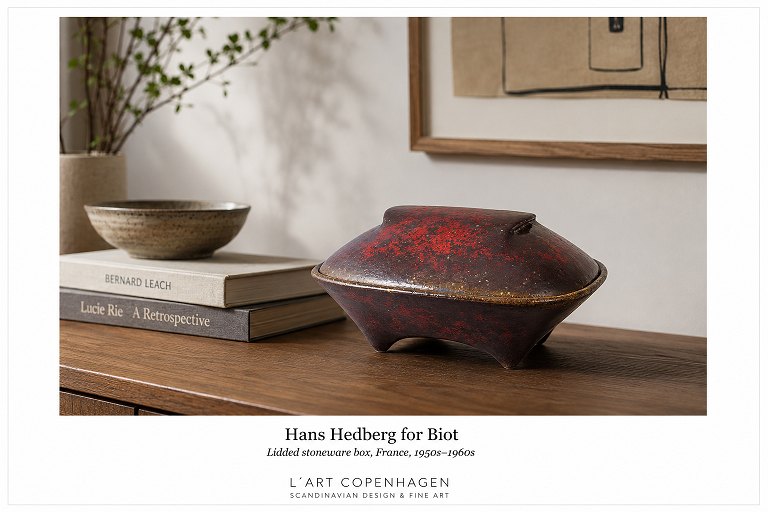 Hans Hedberg for Biot, lågskål med låg.