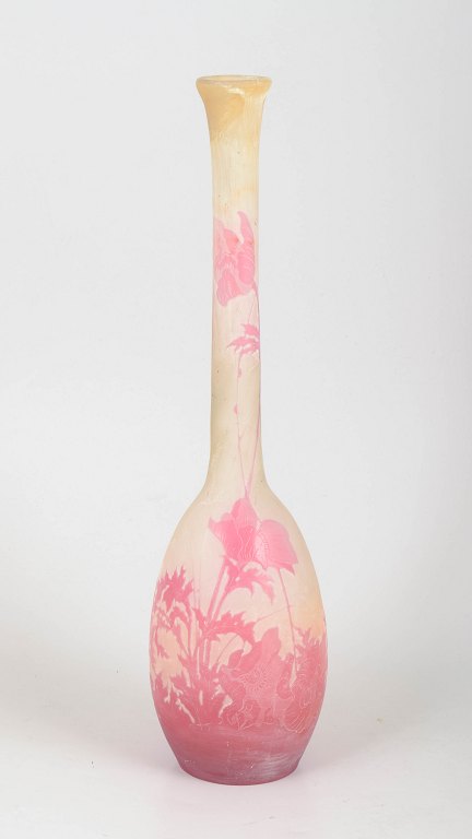 Émile Gallé, stor art nouveau-vase.