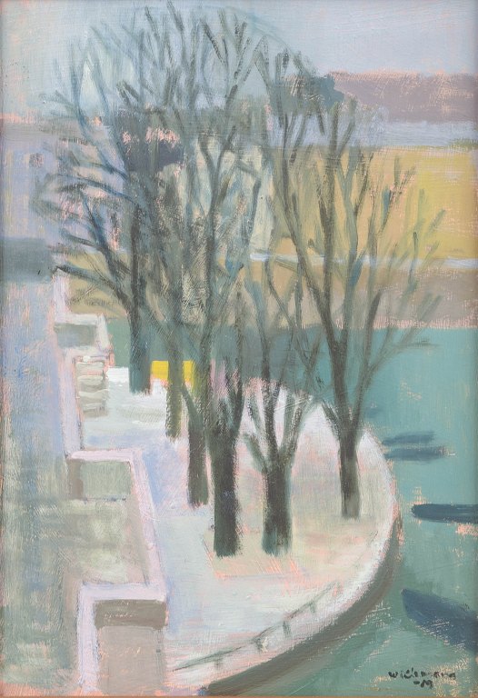 Harry Wichmann, oliemaleri, listet svensk billedkunstner.